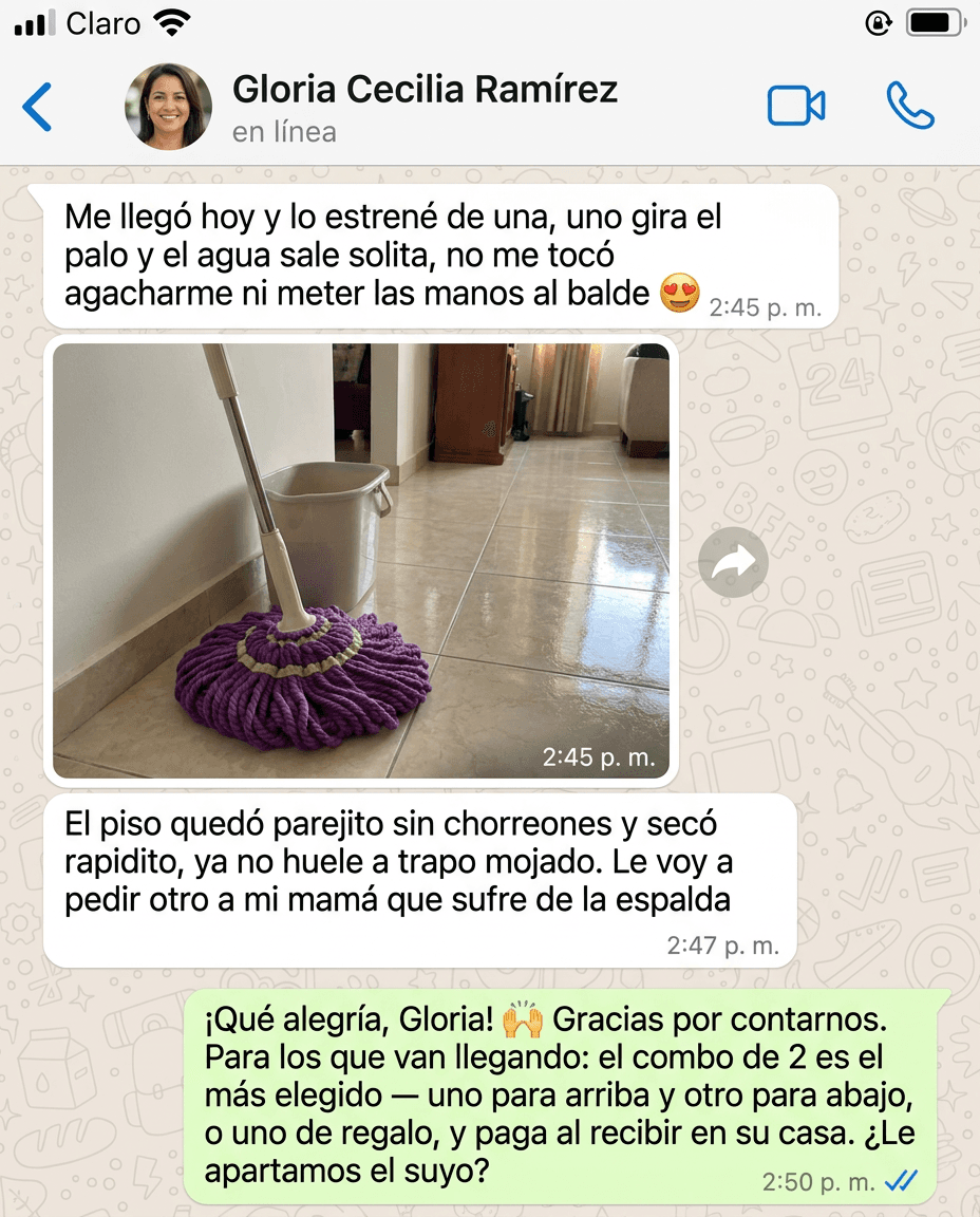 Trapero Twist Microfibra Autoexprimible — foto 6