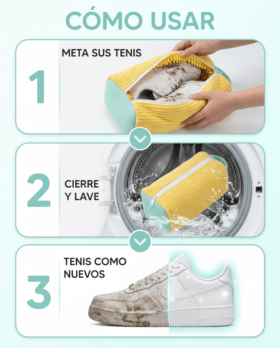 Bolsa para Lavar Zapatos en Lavadora — foto 5