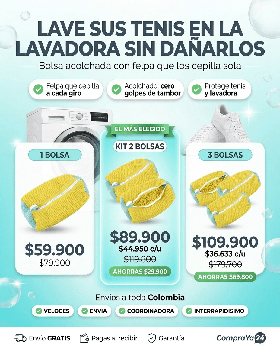 Bolsa para Lavar Zapatos en Lavadora — foto 3