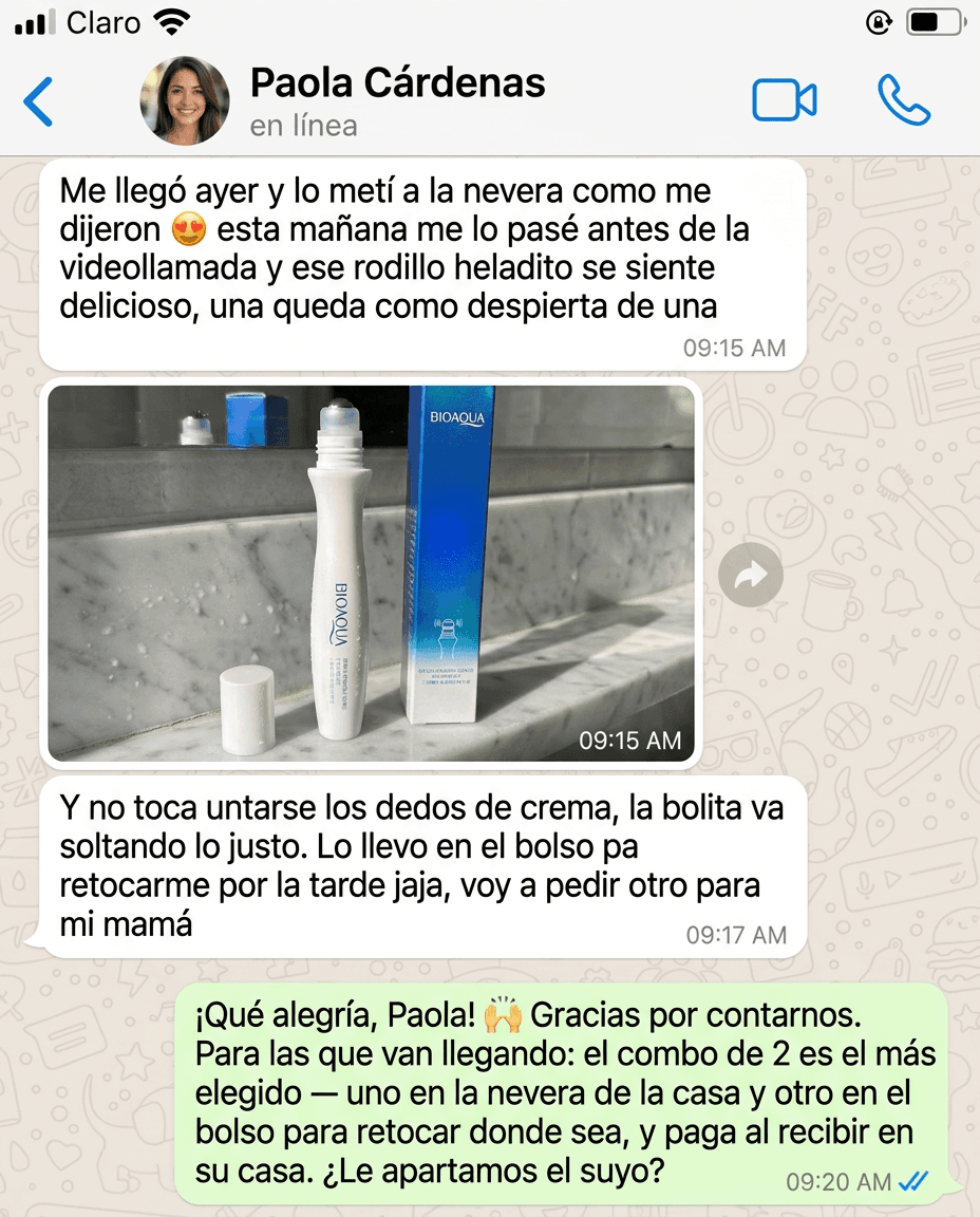 Contorno de Ojos Roll-On BIOAQUA — Ácido Hialurónico — foto 6