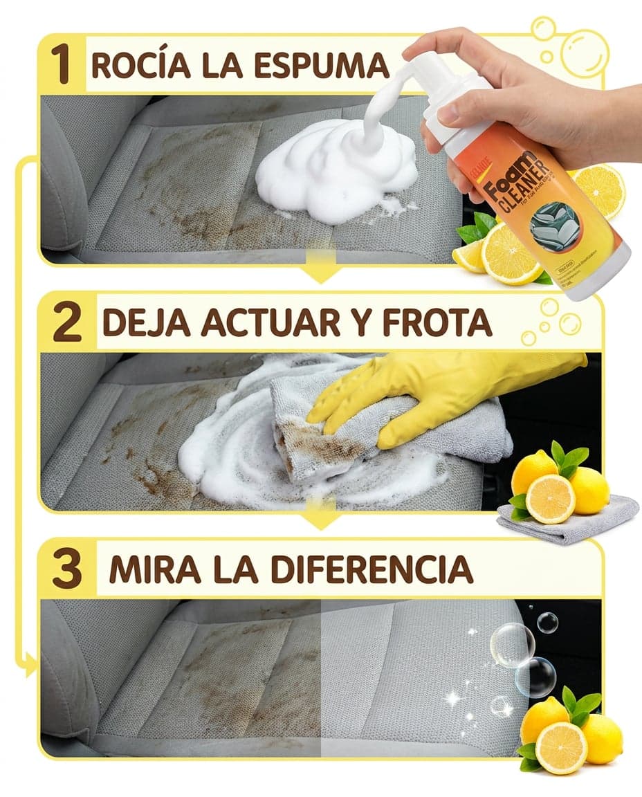Foam Cleaner — Espuma Limpiadora Multiusos — foto 5