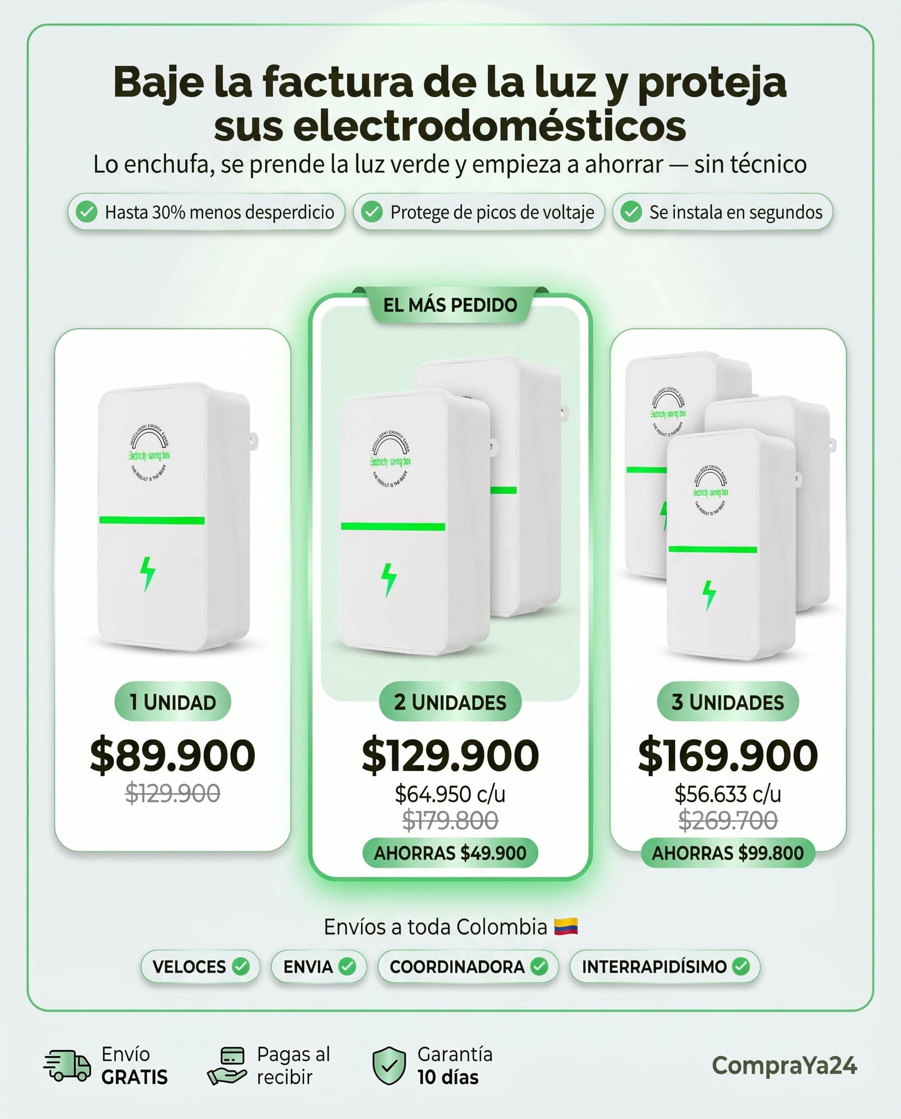 Ahorrador de Energía (Estabilizador de Voltaje) — foto 3