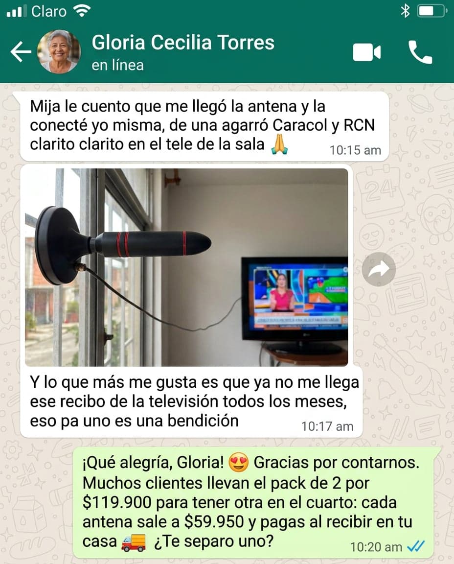 Antena TDT Interior HD con Base Magnética — foto 6