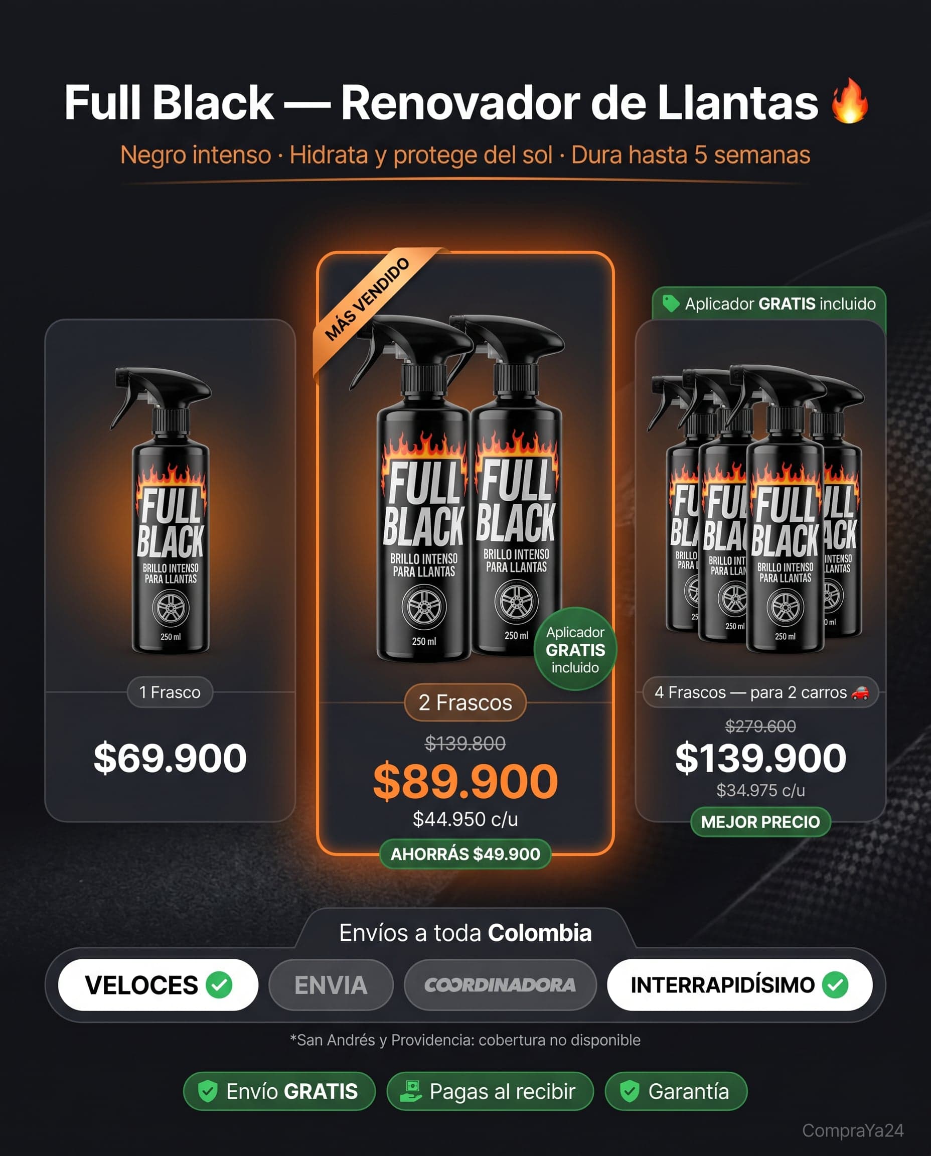 Full Black - Renovador de Llantas — foto 3