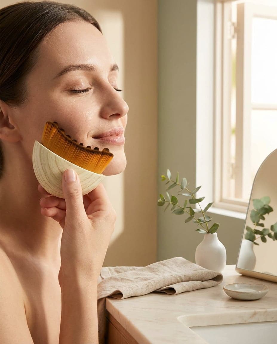Cepillo Facial de Contorno (Masaje y Drenaje Facial) + Estuche — foto 4