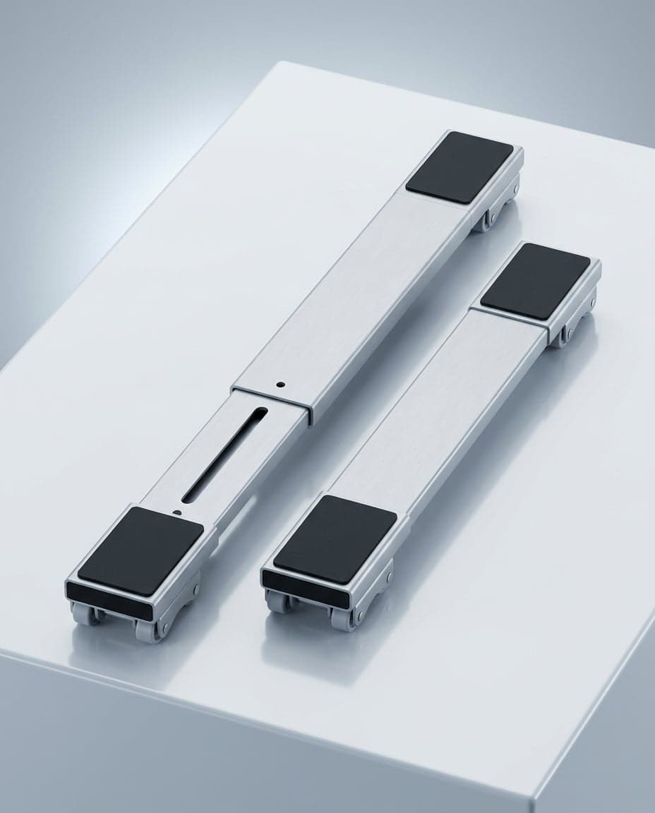 Soportes Base Extensibles con Ruedas para Nevera y Lavadora — foto 2