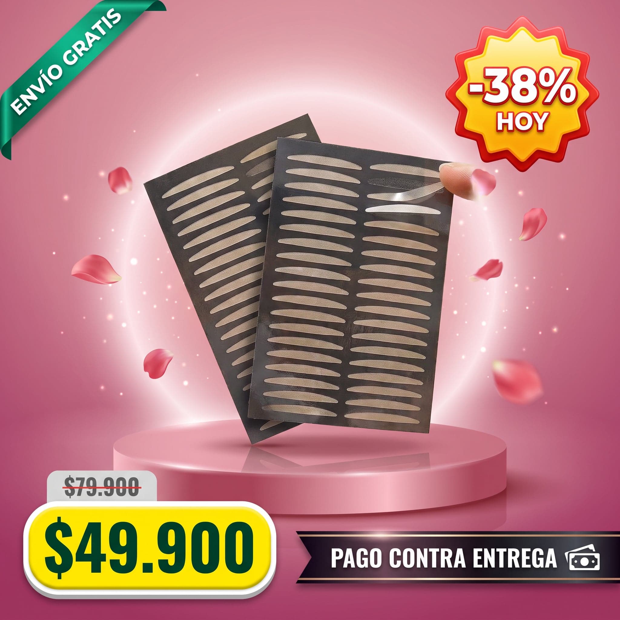 Cintas Invisibles Levanta Párpados — Efecto Lifting Natural — foto 1