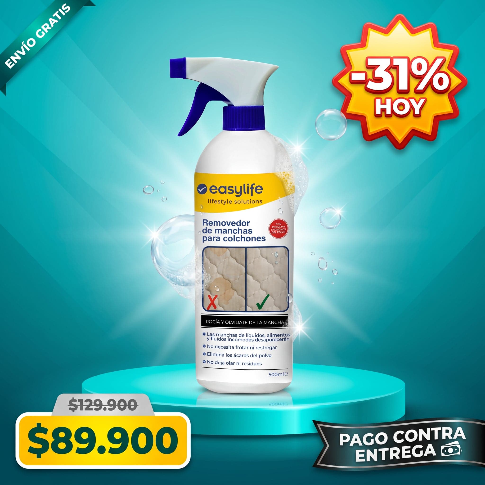Easylife Removedor de Manchas para Colchones (500 ml) — foto 1