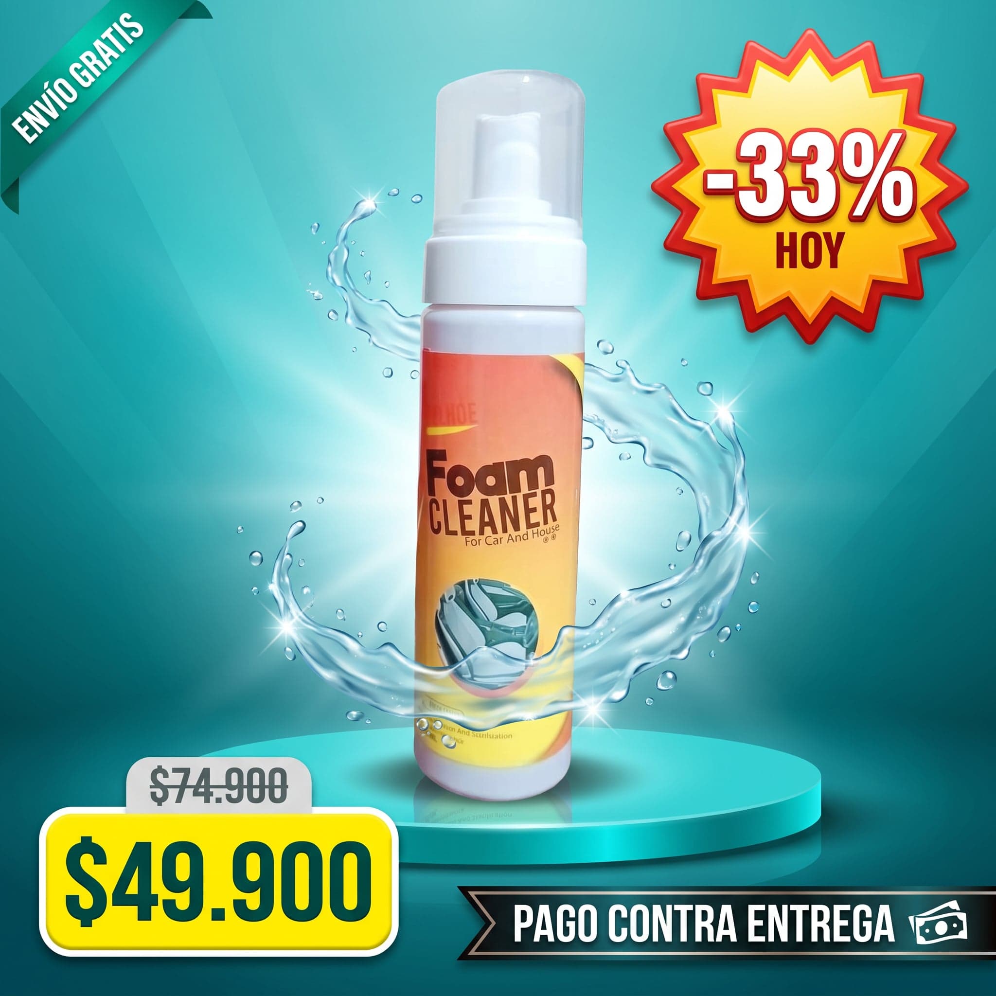 Foam Cleaner — Espuma Limpiadora Multiusos — foto 1