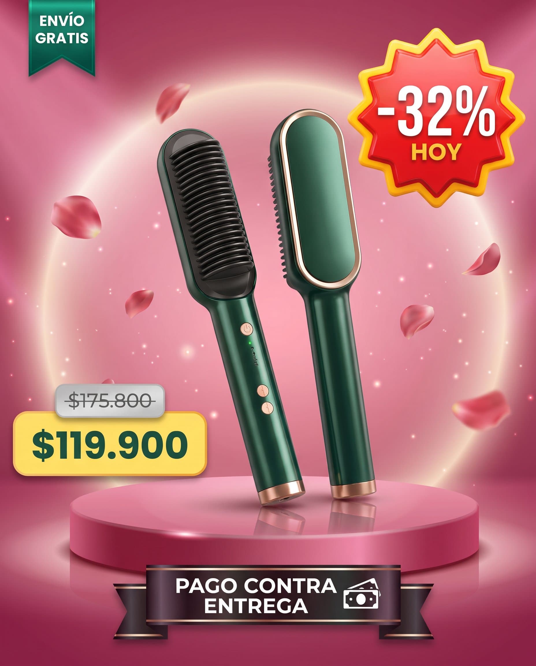 Cepillo Alisador Iónico — Combo x2 — foto 1
