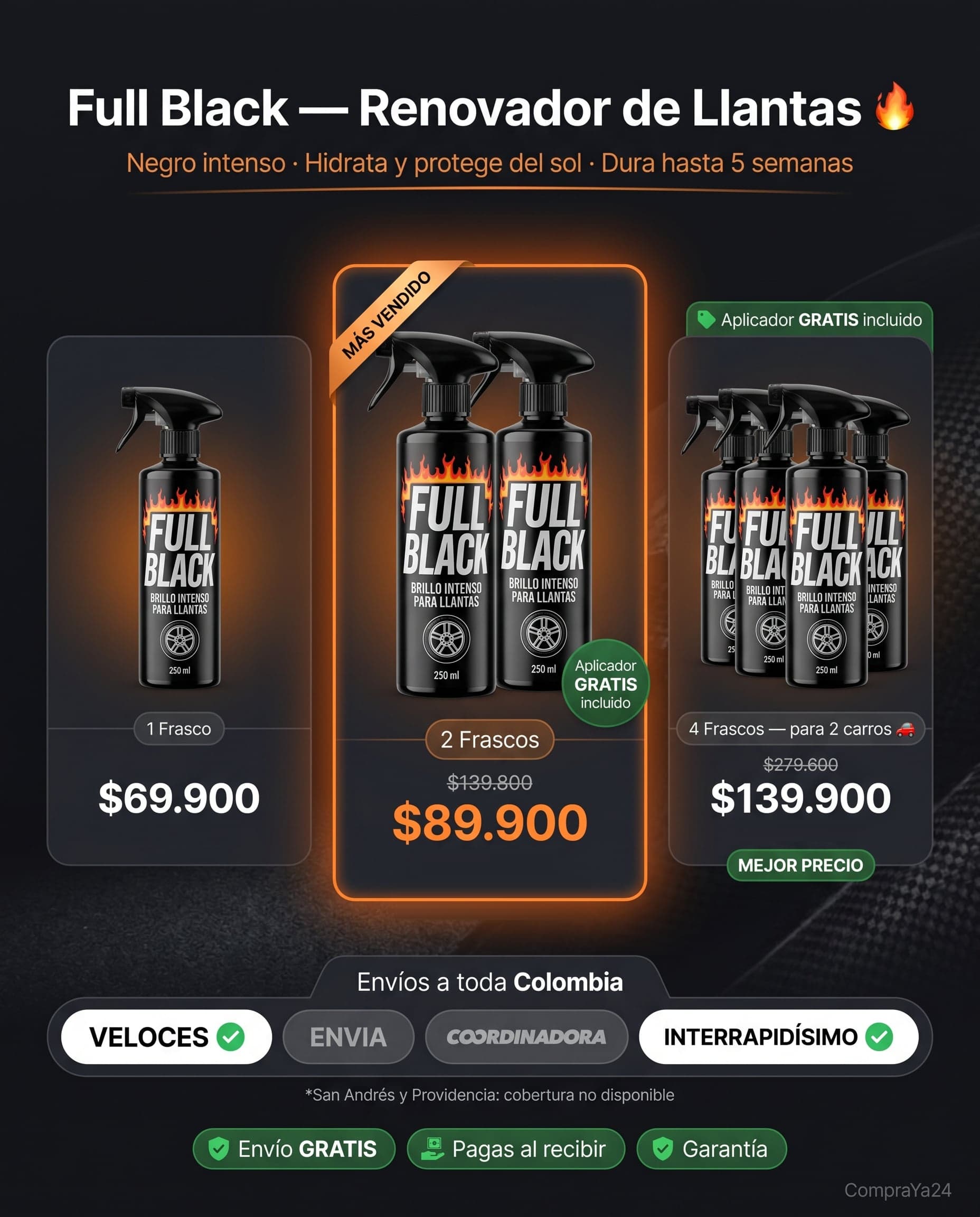 Full Black - Renovador de Llantas — foto 4
