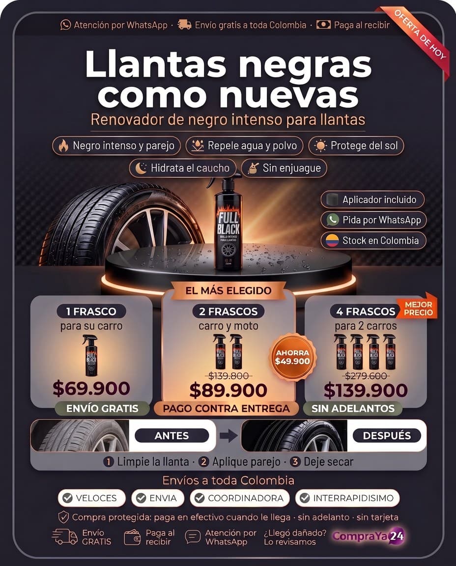 Full Black - Renovador de Llantas — foto 3